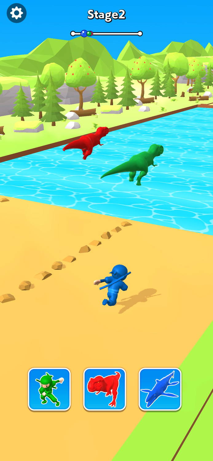 Dino Ninja Race