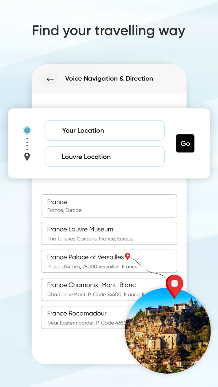 Voice GPS Driving Direction