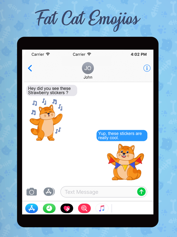 Screenshot #6 pour Fat Cat Emojis