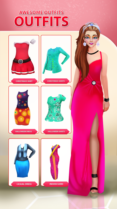 Girls Dress up: Makeup Games Screenshot