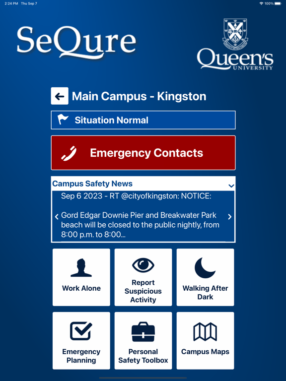 Screenshot #4 pour SeQure - Queen's University