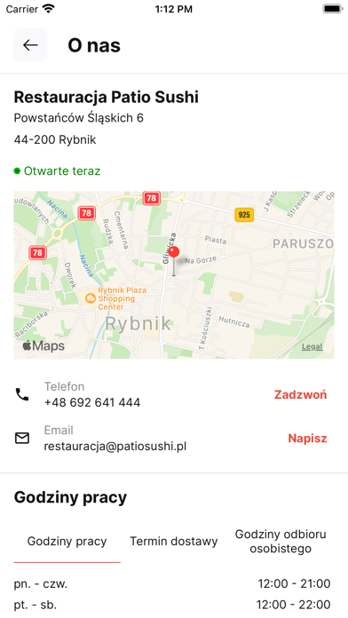 Patio Sushi Screenshot