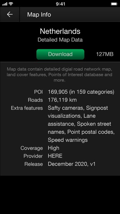 DAF Truck Navigation Screenshot