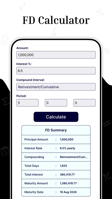 Interest Calculator,GST Finder Screenshot