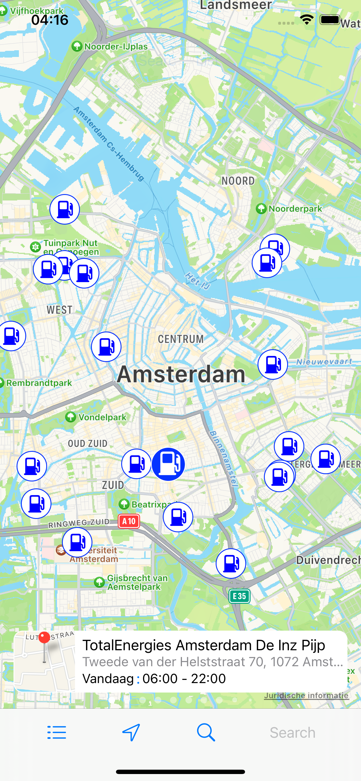 Benzine stations