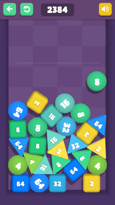 Cube 2048 3D : Merge Game Screenshot