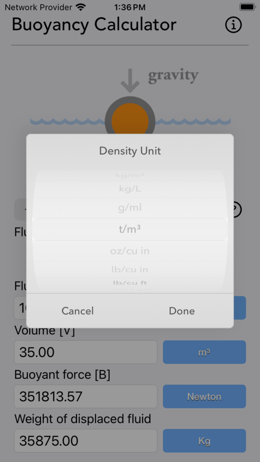 #5. Buoyancy Calculator (iOS) 由: Nitrio