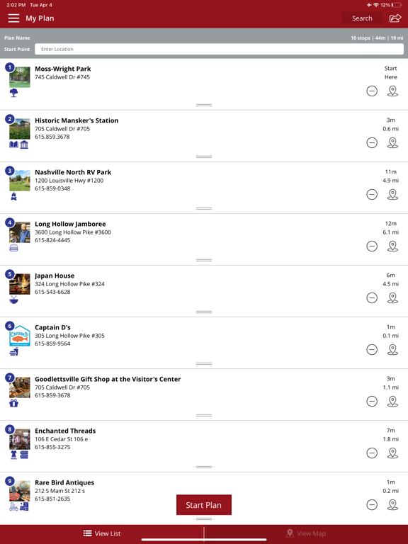 Visit Goodlettsville iPad screenshot 8 - Travel app