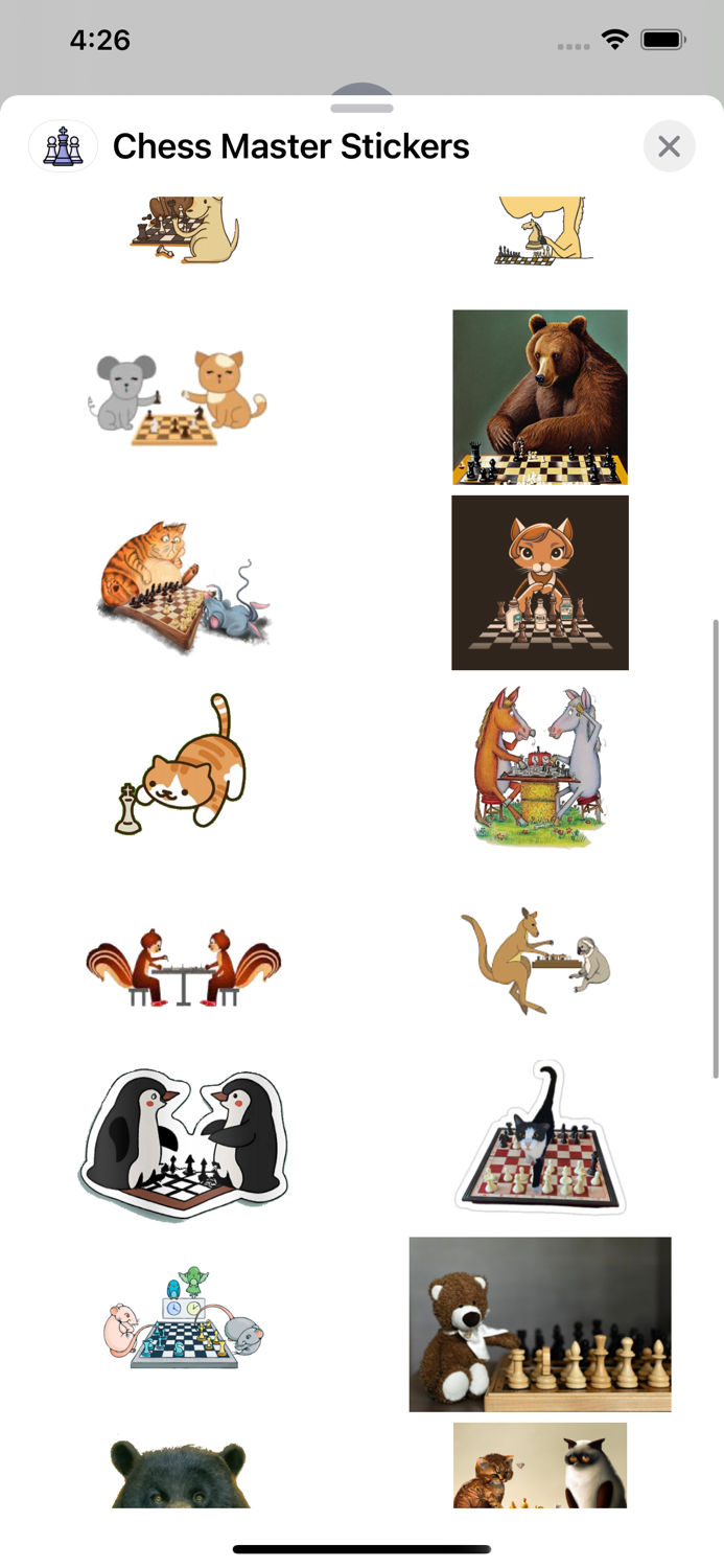 Chess Master Stickers