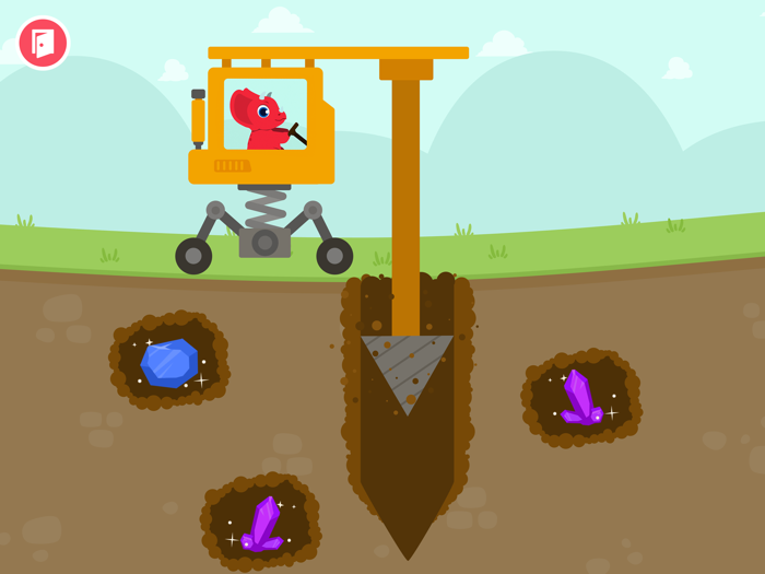 Dinosaur Digger Vehicle Games