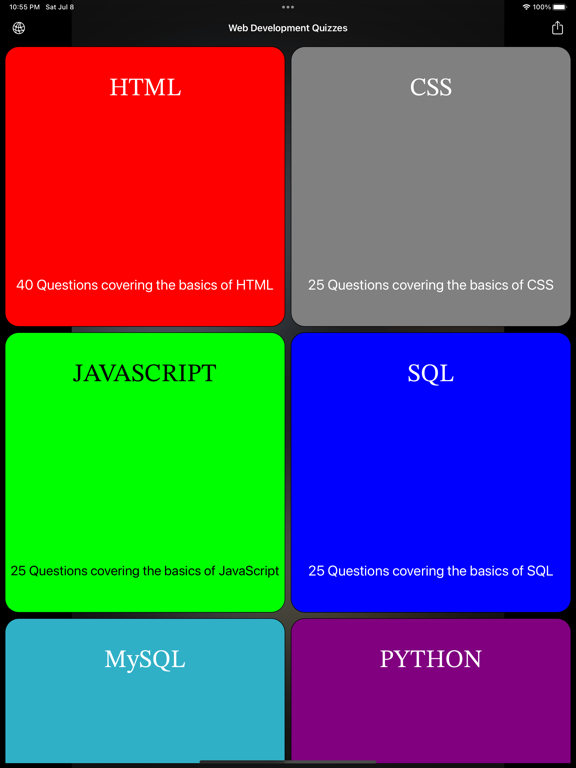 Web Development Languages Quizのおすすめ画像1