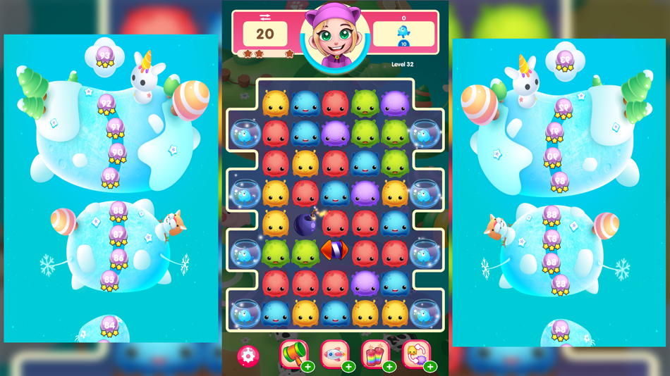 #1. Popping Monsters Puzzle (iOS) By: Popa Andrei