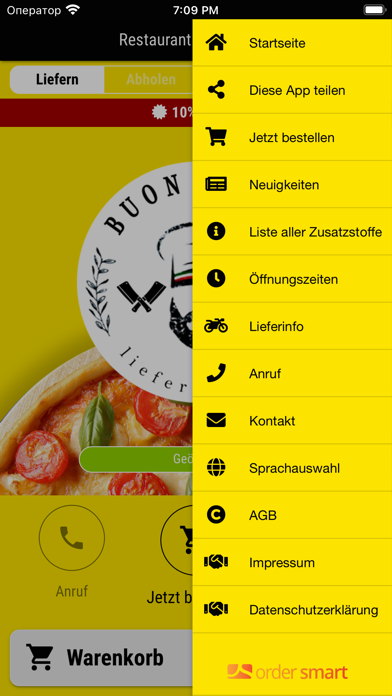 Restaurant Buon Gusto Screenshot