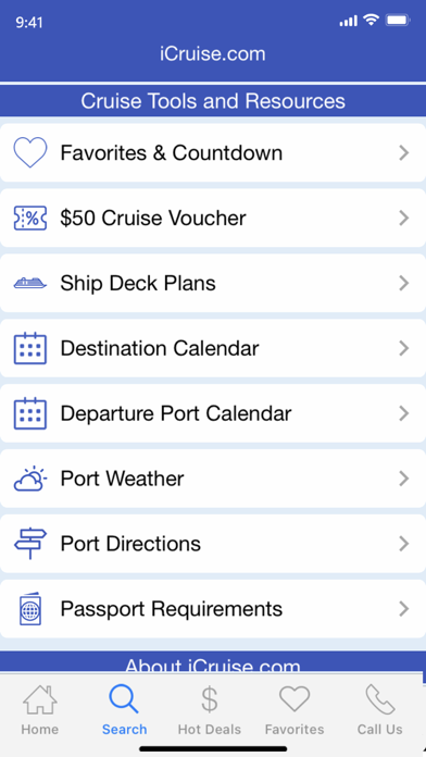 Cruise Finder by iCruise.com Screenshot