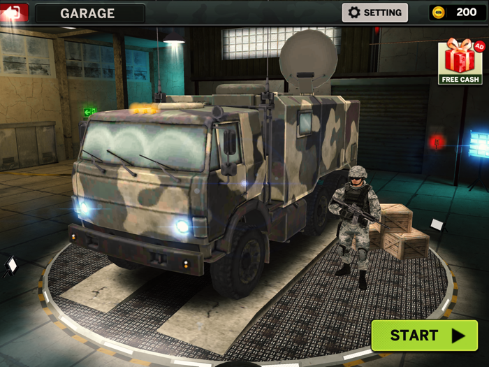 Army Jeep Truck Driving Games