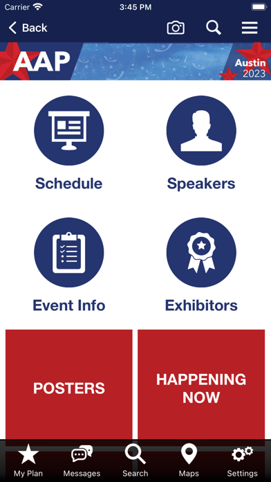AAP Annual Meeting Screenshot
