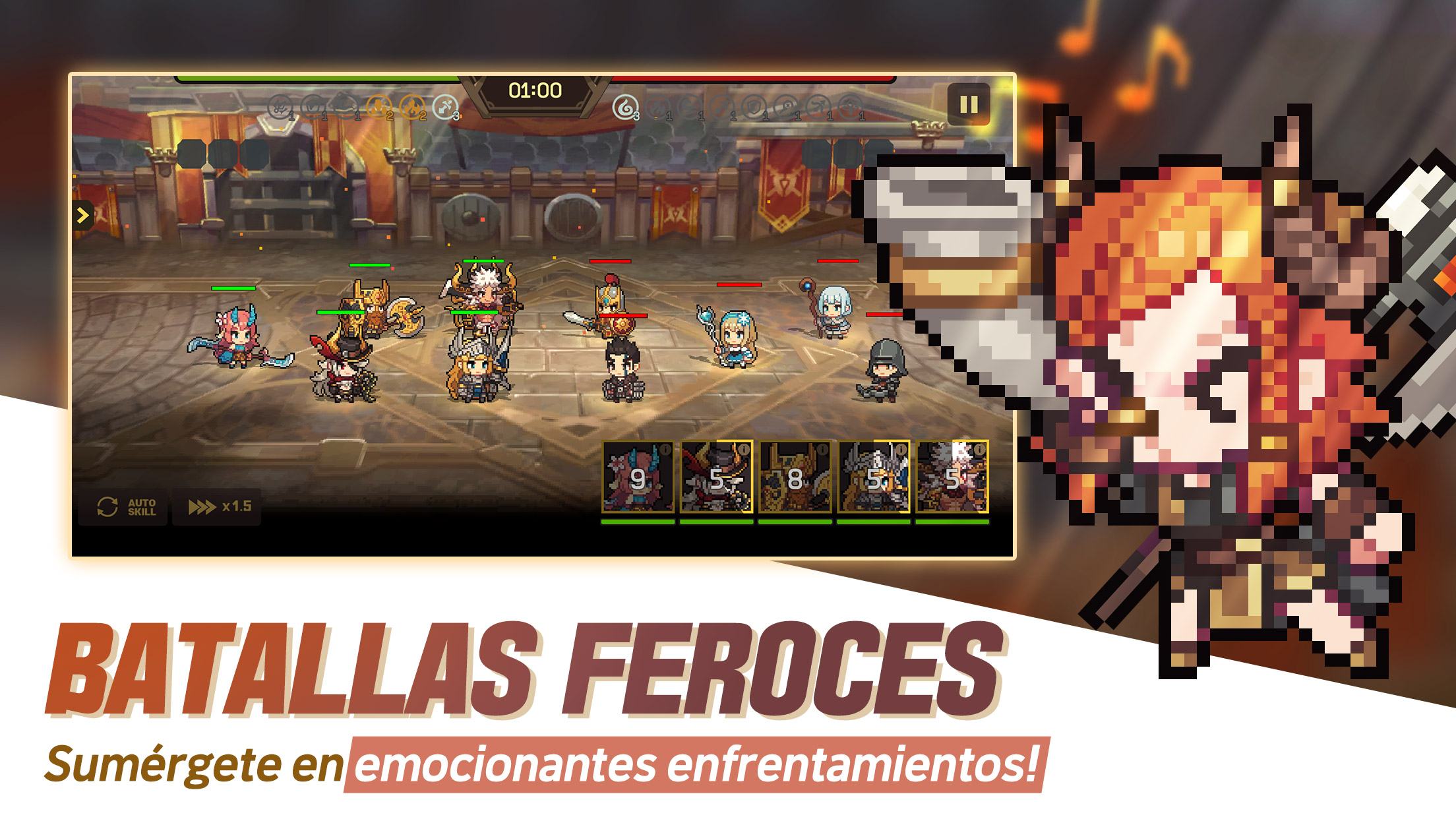 Unknown Knights: RPG pixeleado