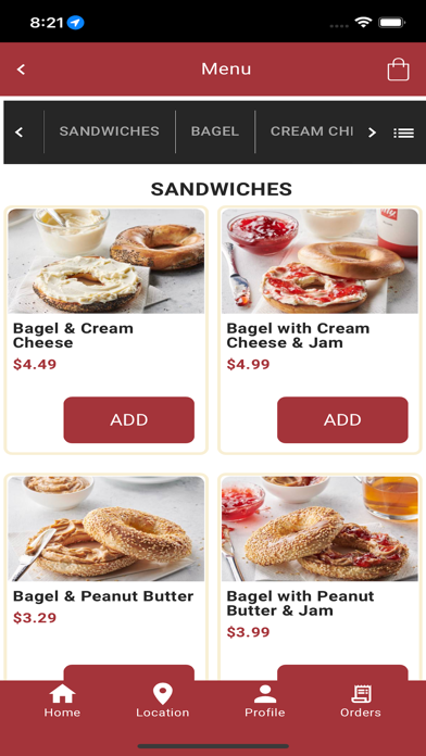 Kettlemans Bagels Screenshot