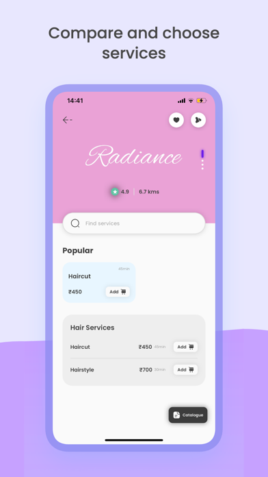 Glamlush: Salon Booking App Screenshot
