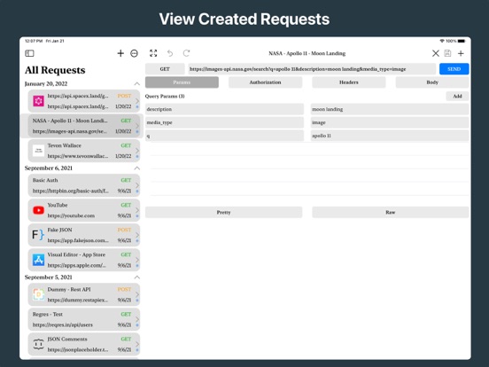 REST API Client screenshot 2