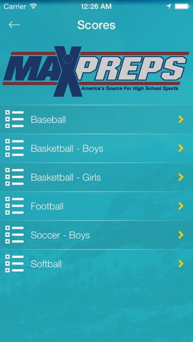 UHSAA Screenshot