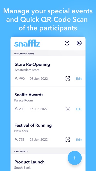 Guest List Check-in | Snafflz Screenshot