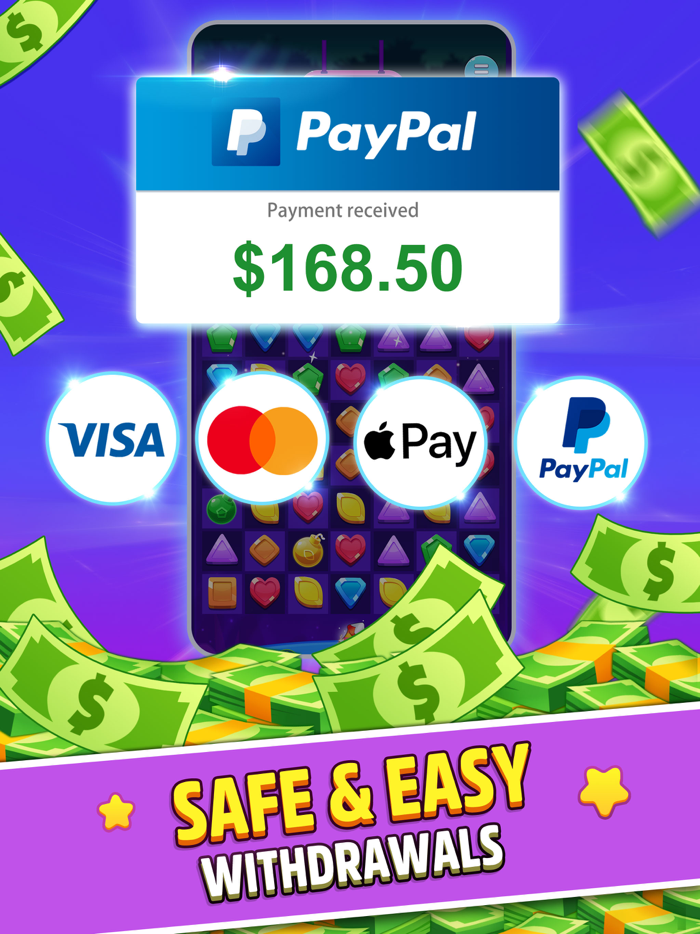 Match 3 Win Cash Real Money