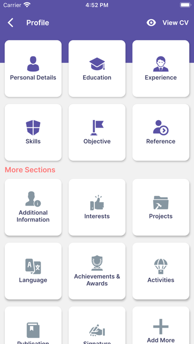 Resume Maker, CV Templates Screenshot
