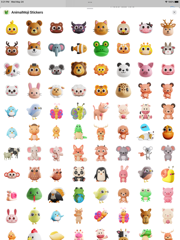Screenshot #5 pour Cute Animal - Stickers