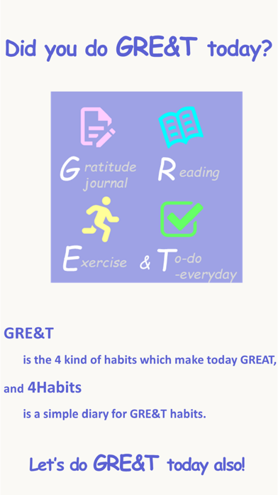 4Habits :GRE&T for GREAT today Screenshot