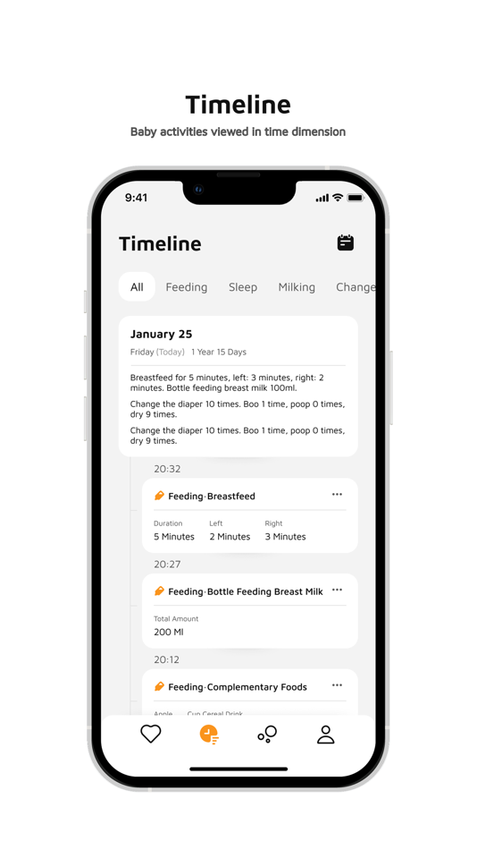 #2. BabyTimeTracker (iOS) 由: 杭州心贝时光软件有限公司