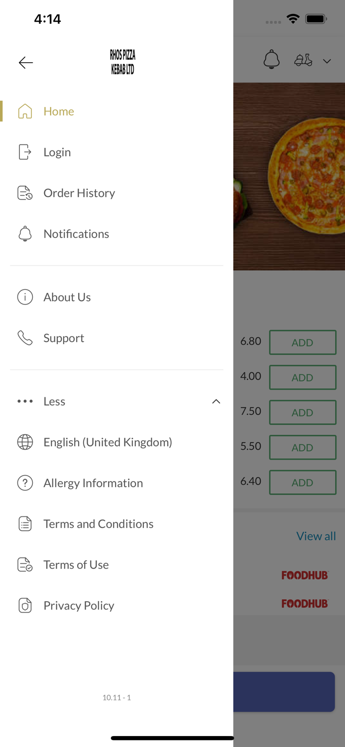 Rhos Pizza Kebab Ltd