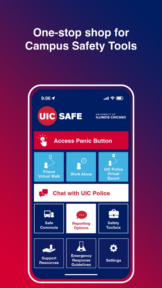 #1. UIC SAFE (iOS) โดย: University of Illinois at Chicago