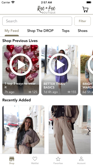 Rae + Kae Boutique Screenshot