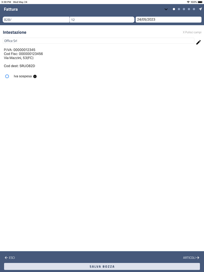 Express Fattura Self