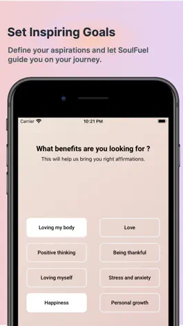 Game screenshot SoulFuel: Daily Affirmations apk