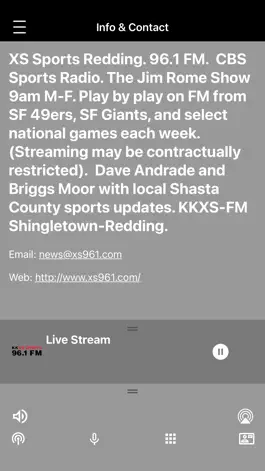 Game screenshot XS Sports Redding 96.1 FM hack