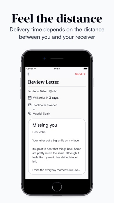 LetterMe: Send Virtual Letters Screenshot