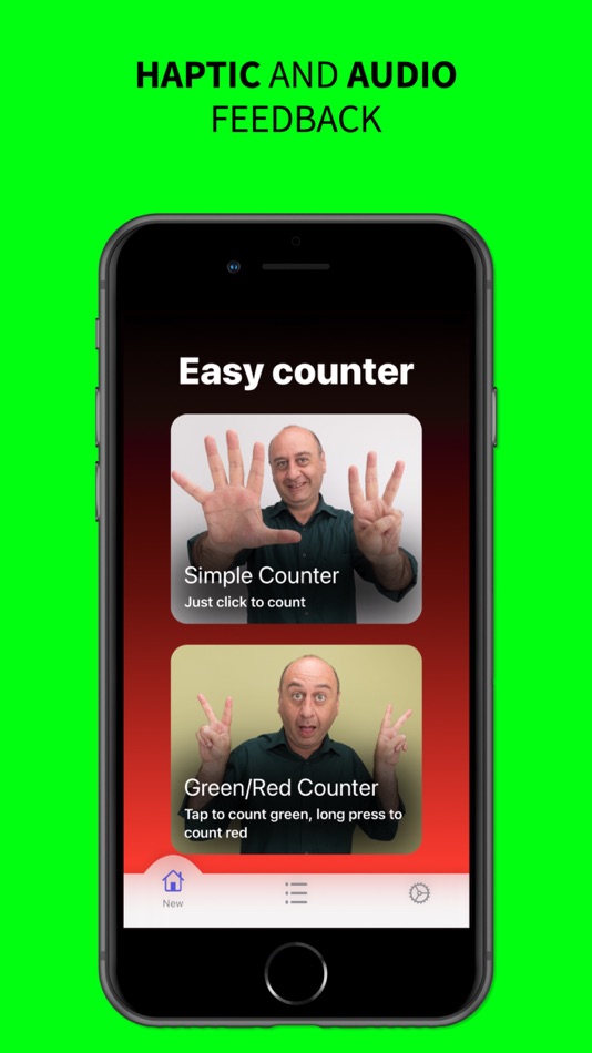 #2. Easy Vibrating Tally Counter (iOS) 由: Tomasz Powalka