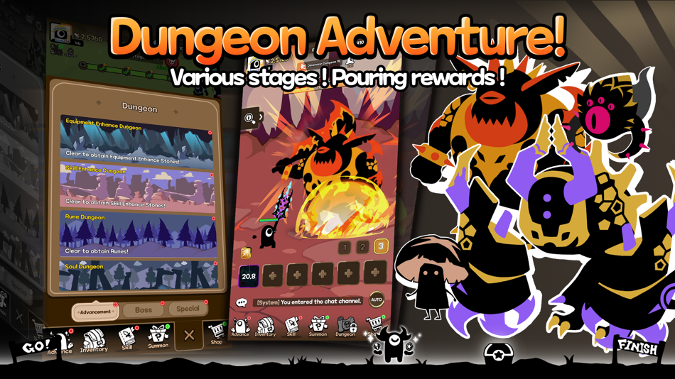 #3. Awesome Devil: Idle RPG! (iOS) Podle: Gameberry Studio Inc