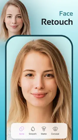 Game screenshot Retouch & Face editor :FaceAI apk