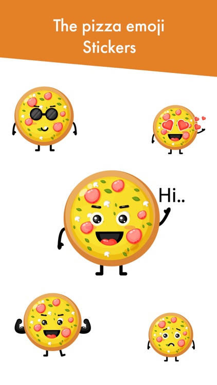 The Pizza Emoji Sticker