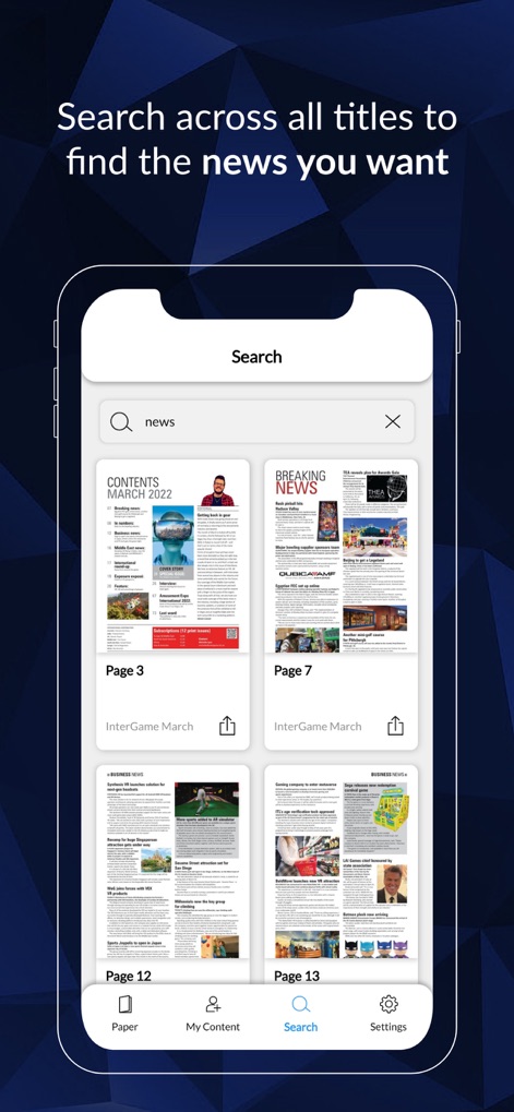 InterGame - News App | MWM