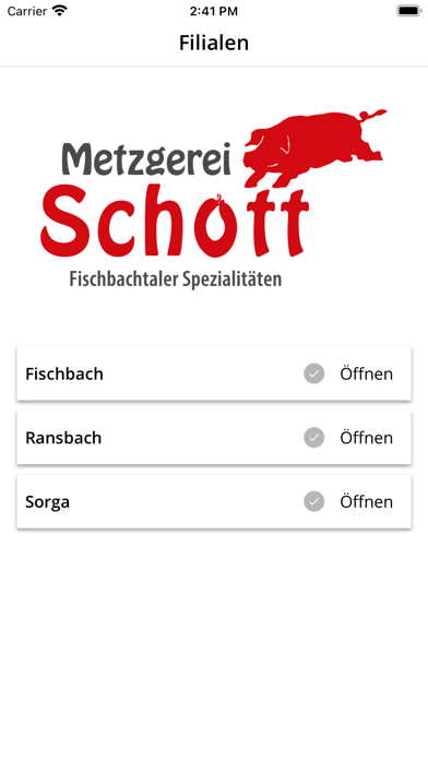 Metzgerei Schott Screenshot