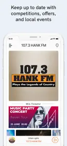 107.3 Hank FM screenshot #3 for iPhone