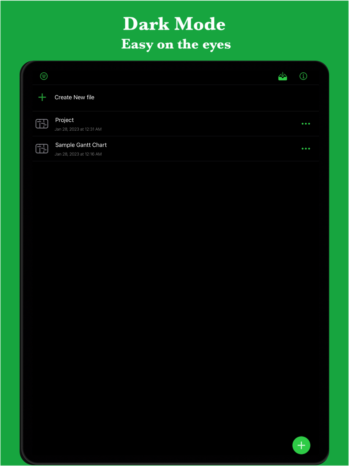 iGanttChart Gantt Chart App