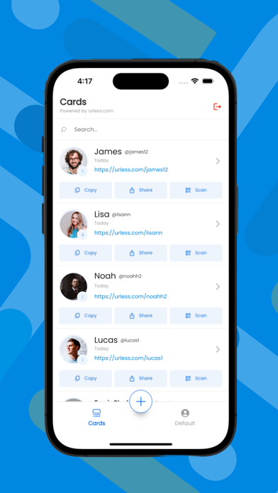 Screenshot 2 of Digital Business Card - URLESS App