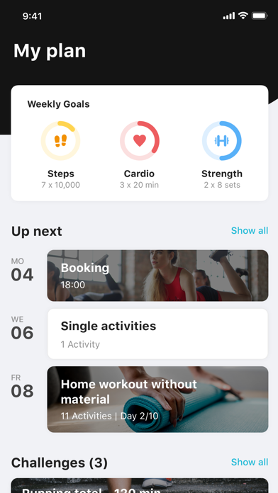 LOVT Fitness & Training App Screenshot