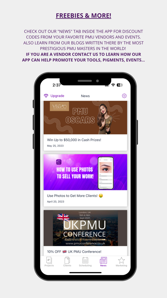 #9. Microblading app (iOS) 由: Ana Perrone