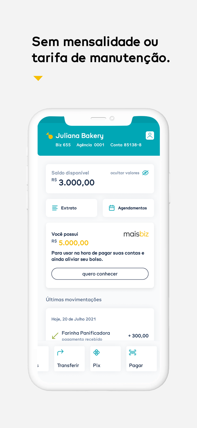 BizConta conta PJ digital